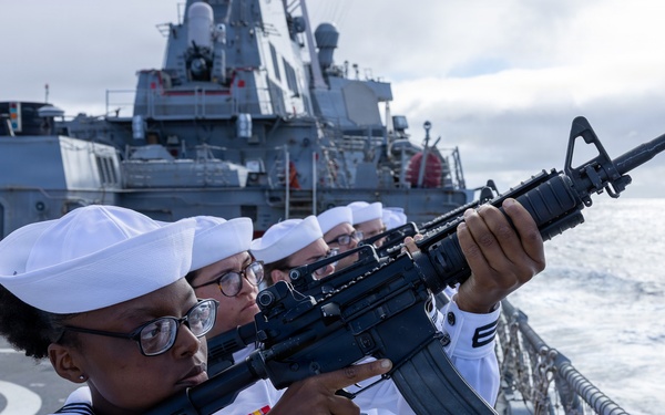 USS John Paul Jones (DDG 53) holds Burial at Sea