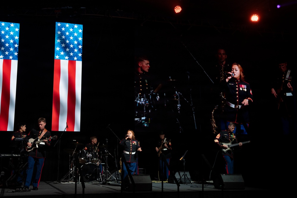 U.S. Marine band performs for America’s 250th Anniversary in Singapore