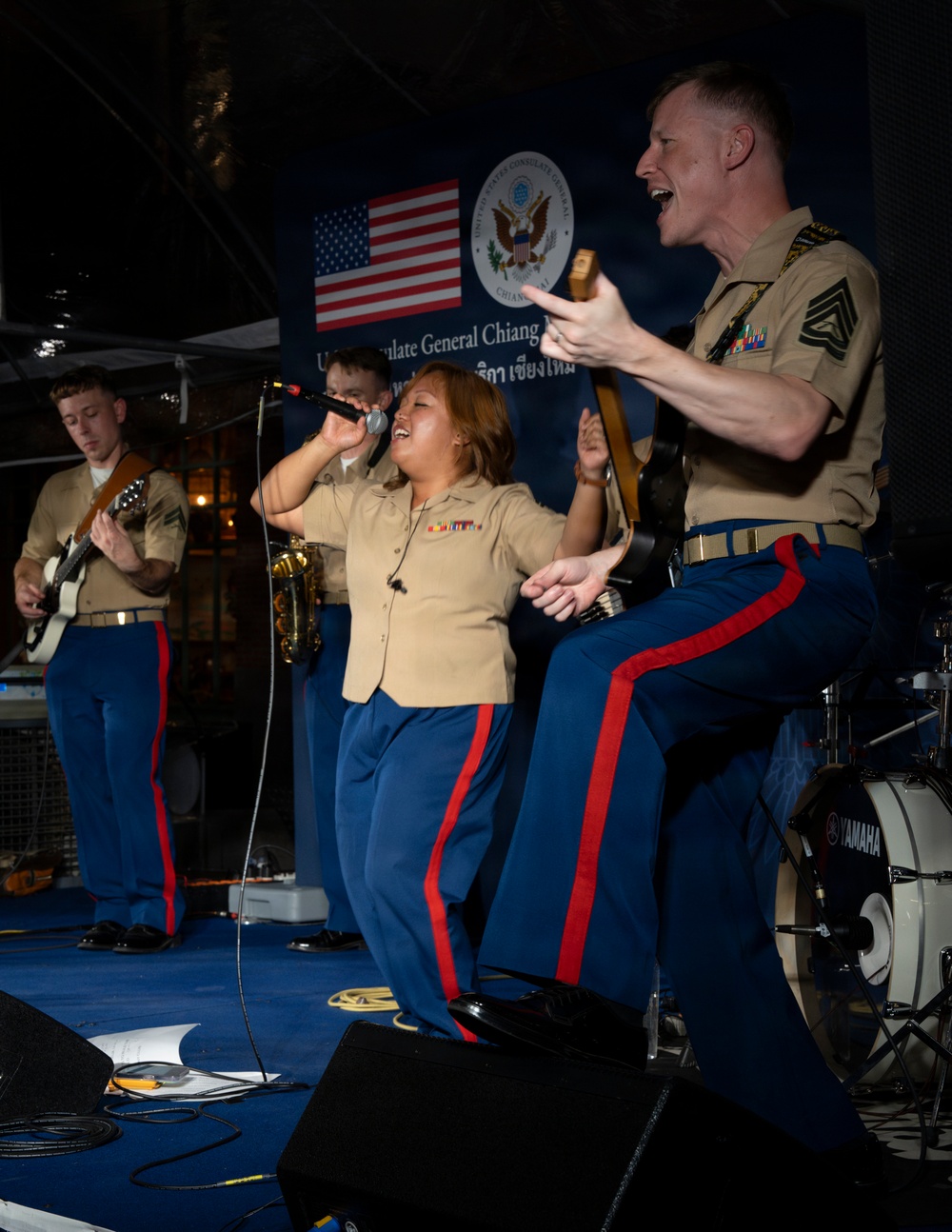 U.S. Marine band engages with community in Chiang Mai, Thailand