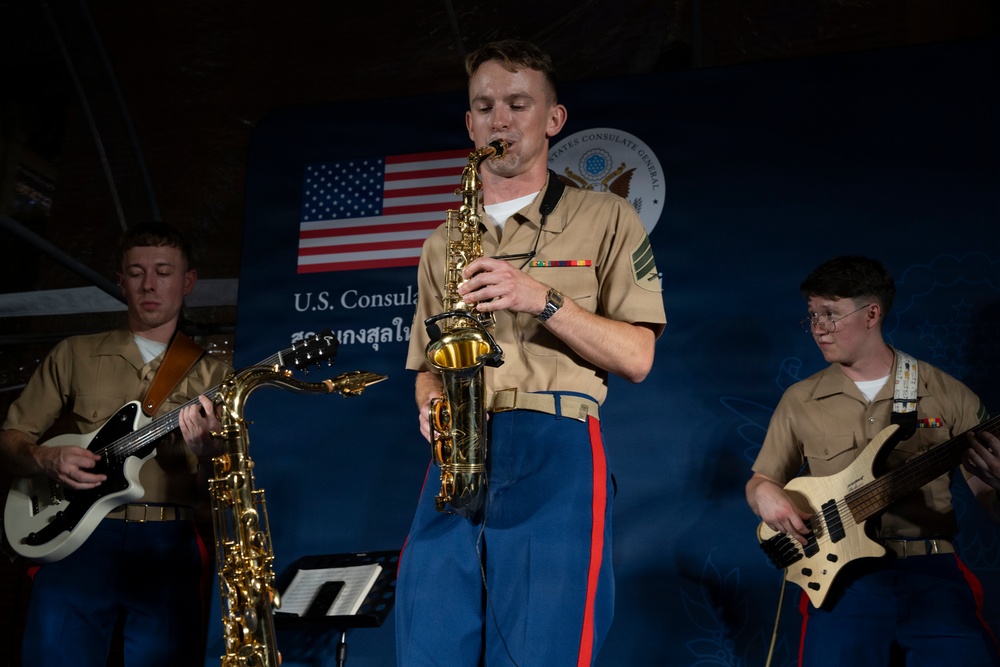 U.S. Marine band engages with community in Chiang Mai, Thailand