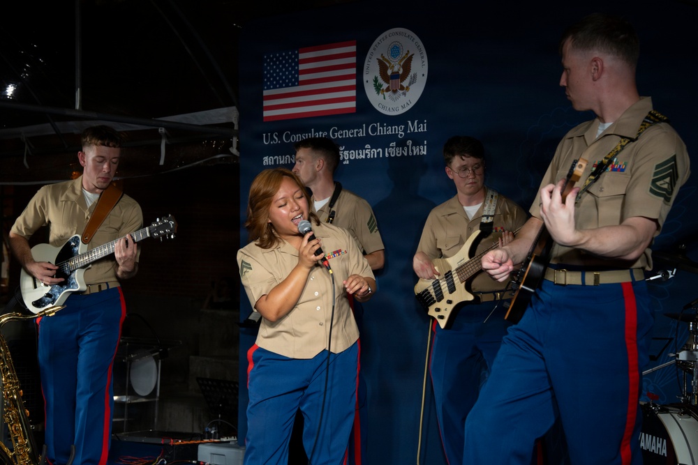 U.S. Marine band engages with community in Chiang Mai, Thailand