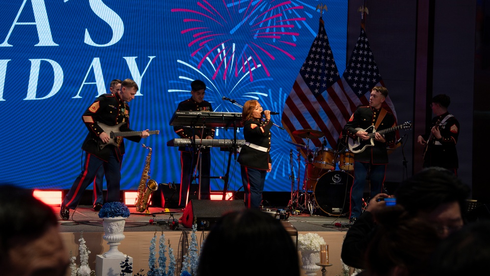U.S. Marine band performs for America’s 250th Anniversary in Chiang Mai, Thailand