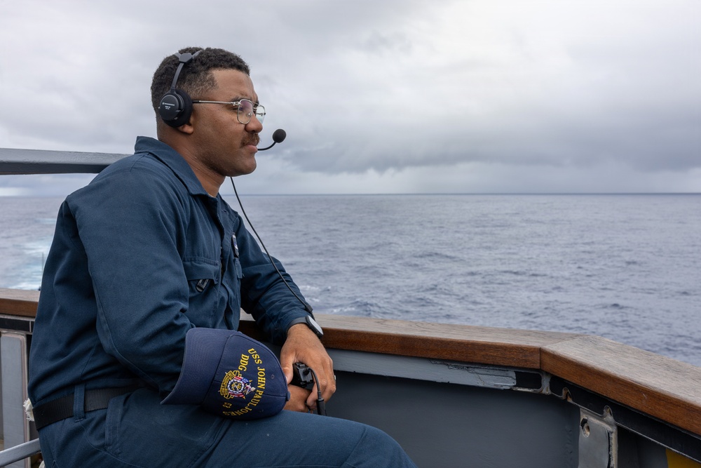 USS John Paul Jones (DDG 53) Conducts Routine Operations at Sea