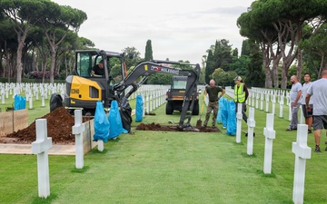 2026 Europe-Mediterranean Disinterment Team Completes Sicily-Rome American Cemetery Exhumations