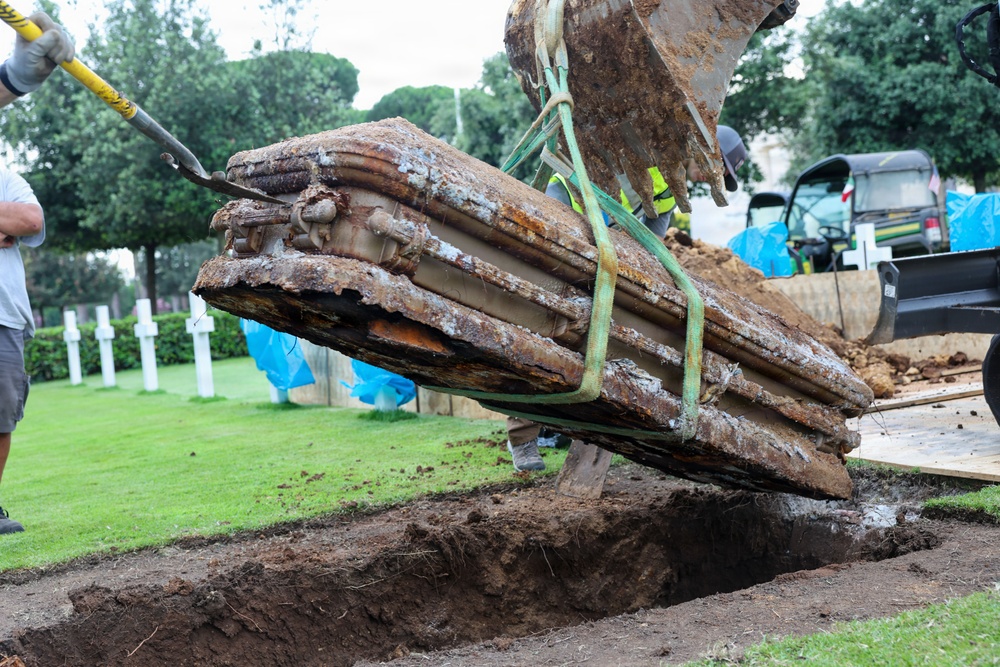 2026 Europe-Mediterranean Disinterment Team Completes Sicily-Rome American Cemetery Exhumations