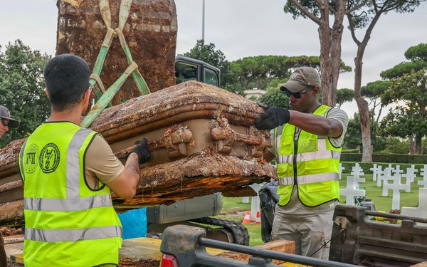 2026 Europe-Mediterranean Disinterment Team Completes Sicily-Rome American Cemetery Exhumations