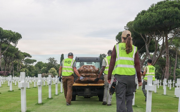 2026 Europe-Mediterranean Disinterment Team Completes Sicily-Rome American Cemetery Exhumations