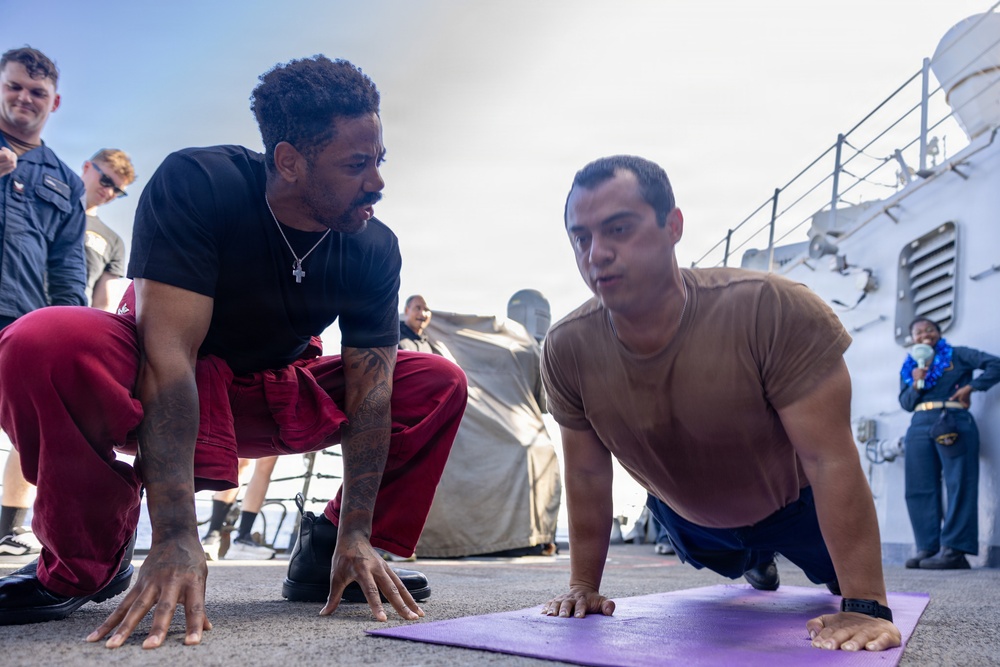 USS John Paul Jones (DDG 53) Steel Beach Picnic At Sea