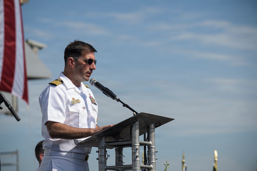 USS Nimitz Participates in International Naval Review 250