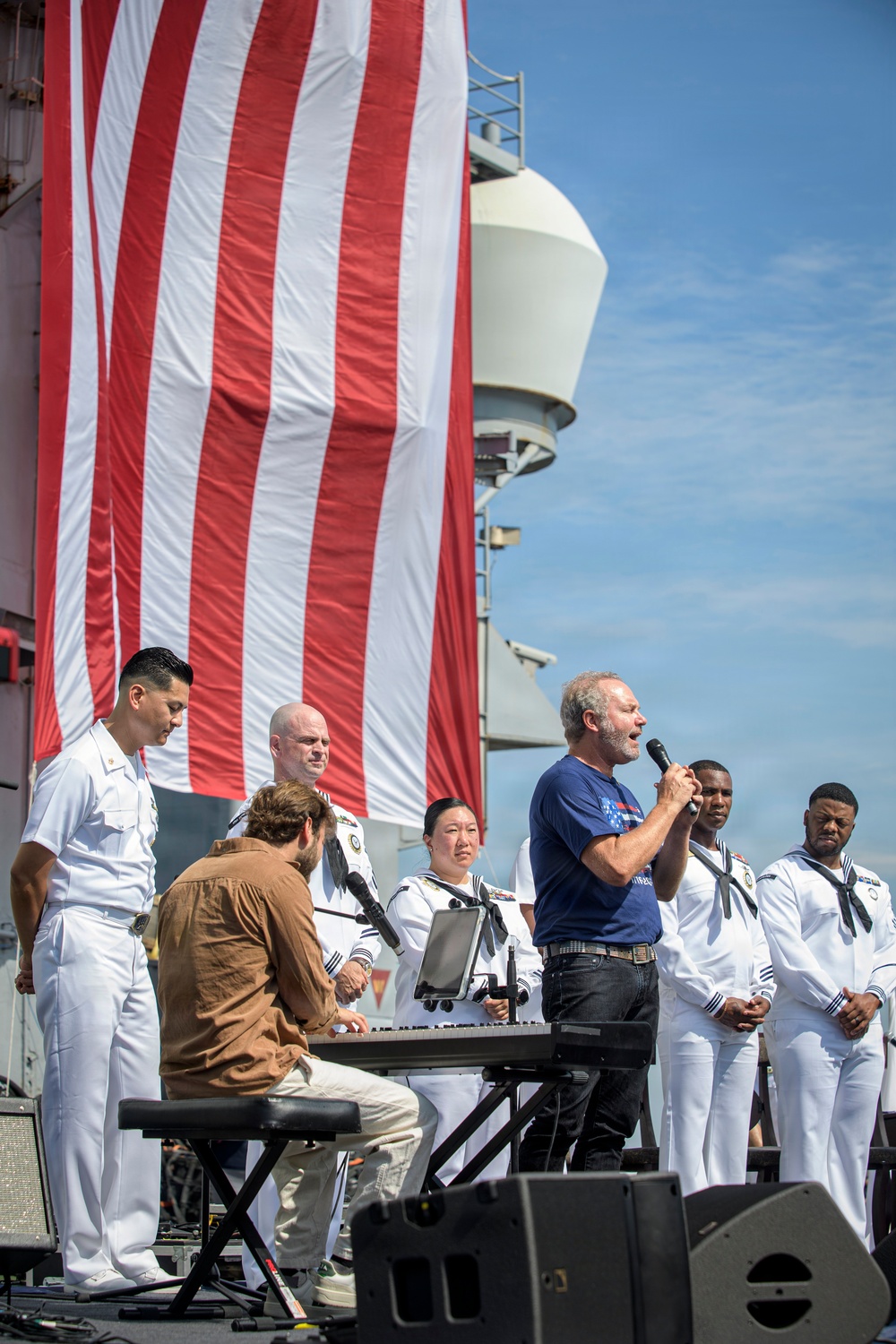 USS Nimitz Participates in International Naval Review 250 on the Fourth of July