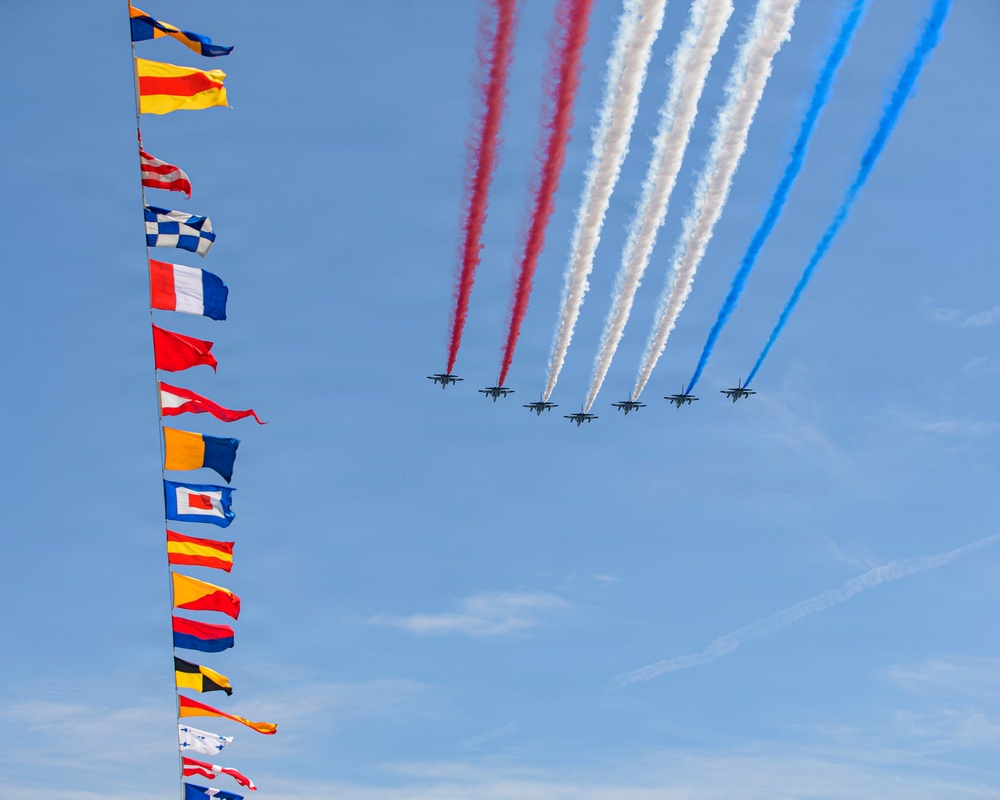 USS Nimitz Participates in International Naval Review 250 on the Fourth of July