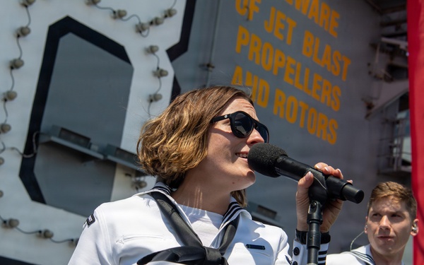 USS Nimitz Participates in International Naval Review 250