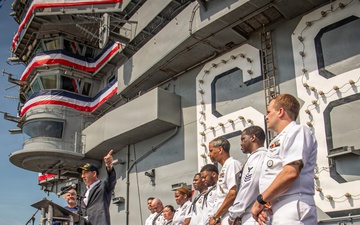 USS Nimitz Participates in International Naval Review 250