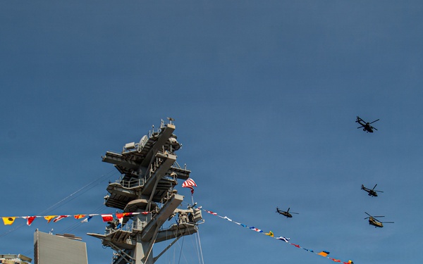 USS Nimitz Participates in International Naval Review 250 on the Fourth of July