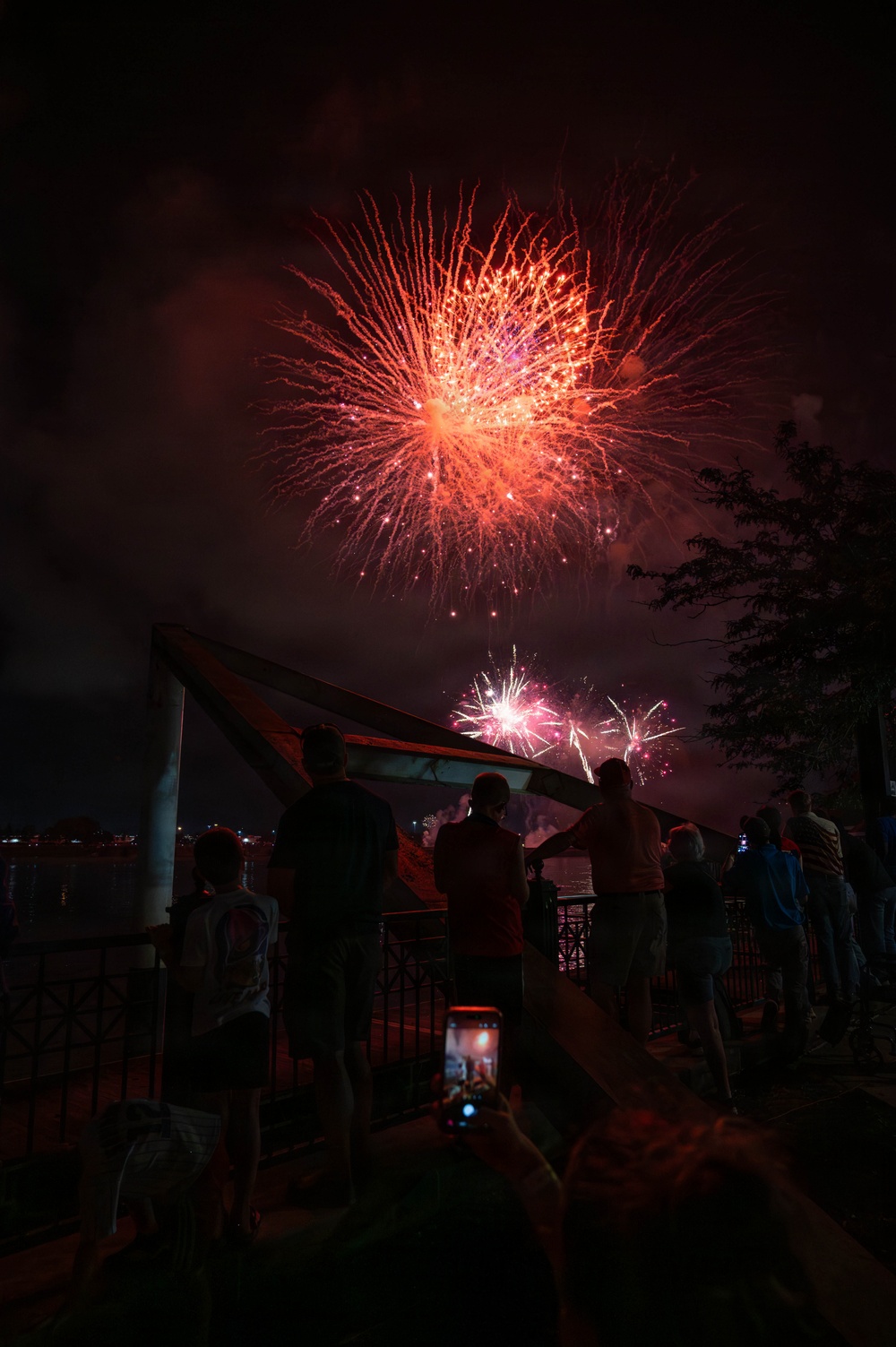 182nd Airlift Wing Flyover During Peoria's Red, White and Boom 2026