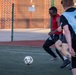 U.S. Army and NATO Soldiers participate in Heat Wave All-Star Soccer clinic