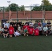 U.S. Army and NATO Soldiers participate in Heat Wave All-Star Soccer clinic