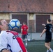 U.S. Army and NATO Soldiers participate in Heat Wave All-Star Soccer clinic