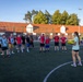 U.S. Army and NATO Soldiers participate in Heat Wave All-Star Soccer clinic