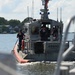Coast Guard Station Annapolis conducts training operations near Thomas Point Lighthouse