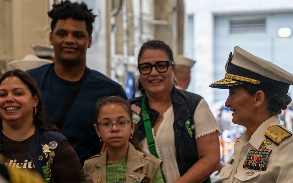 Girl Scouts of America Tour USS Arlington (LPD 24)