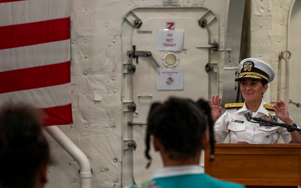 Girl Scouts of America Tour USS Arlington (LPD 24)