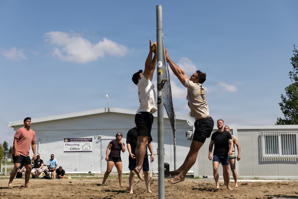 U.S. Soldiers and allied service members celebrate independence day at MKAB Freedom Fest