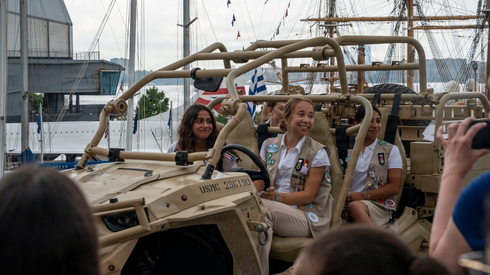 Girl Scouts of America Tour USS Arlington (LPD 24)