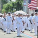 Navy Units March In Historic 4th of July Parade