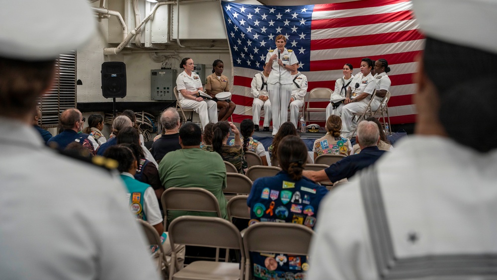 Girl Scouts of America Tour USS Arlington (LPD 24)