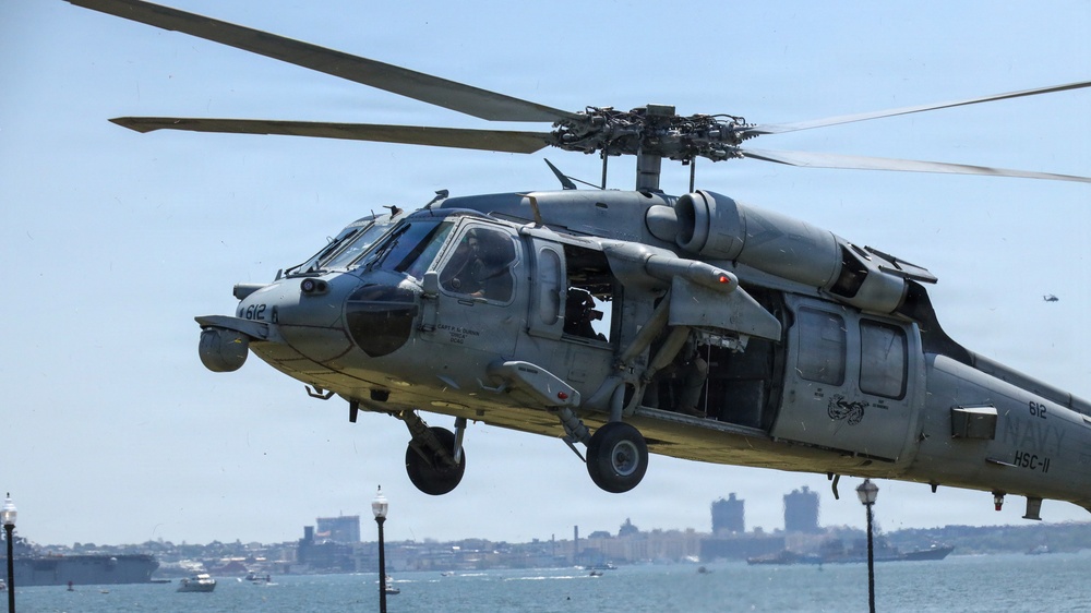 Liberty State Park static display for International Naval Review 250