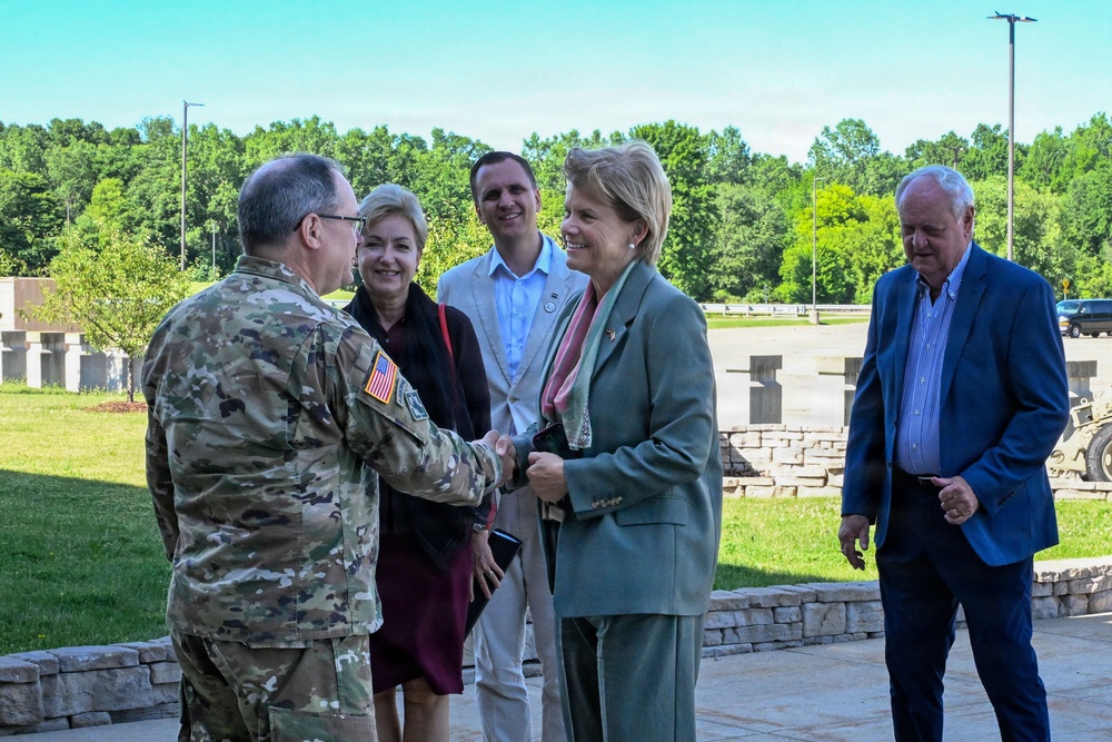 Lativan Foreign Minister and Ambassador Key Leader Engagment with Michigan National Guard