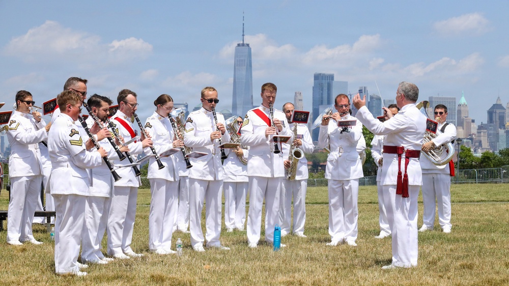 Liberty State Park static display for International Naval Review 250