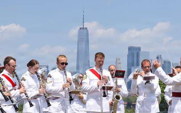 Liberty State Park static display for International Naval Review 250