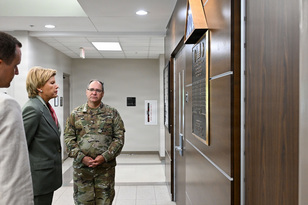 Lativan Foreign Minister and Ambassador Key Leader Engagment with Michigan National Guard