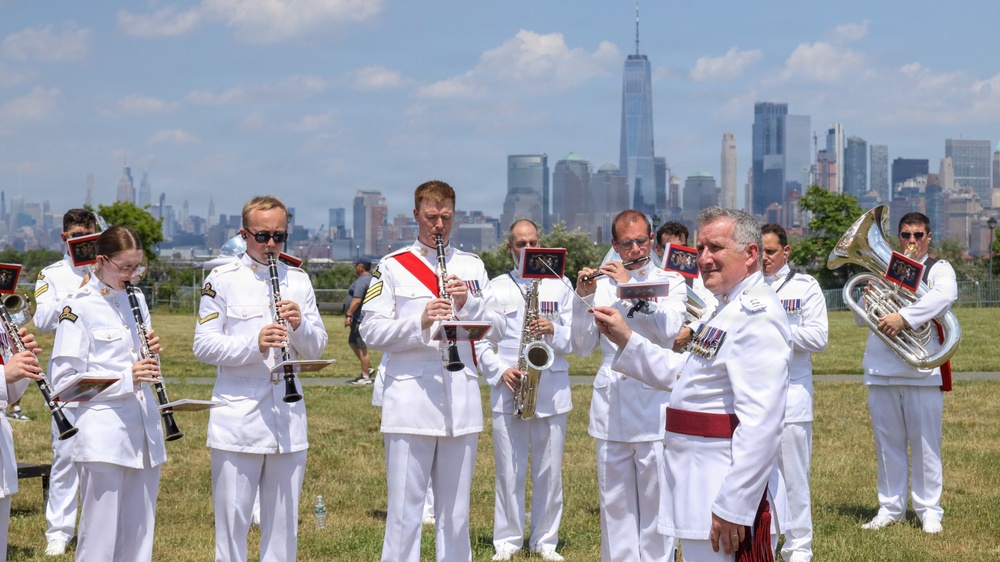 Liberty State Park static display for International Naval Review 250