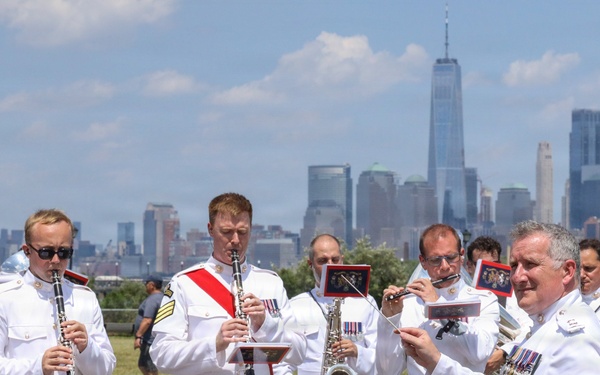 Liberty State Park static display for International Naval Review 250