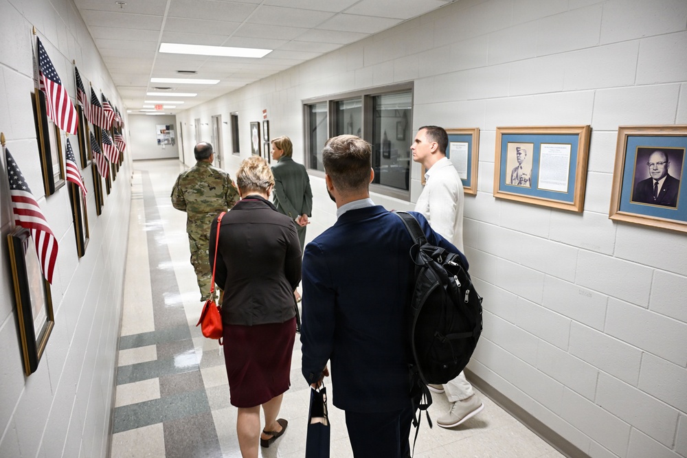 Lativan Foreign Minister and Ambassador Key Leader Engagment with Michigan National Guard