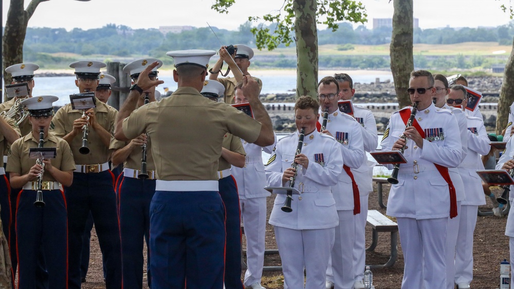 Liberty State Park static display for International Naval Review 250