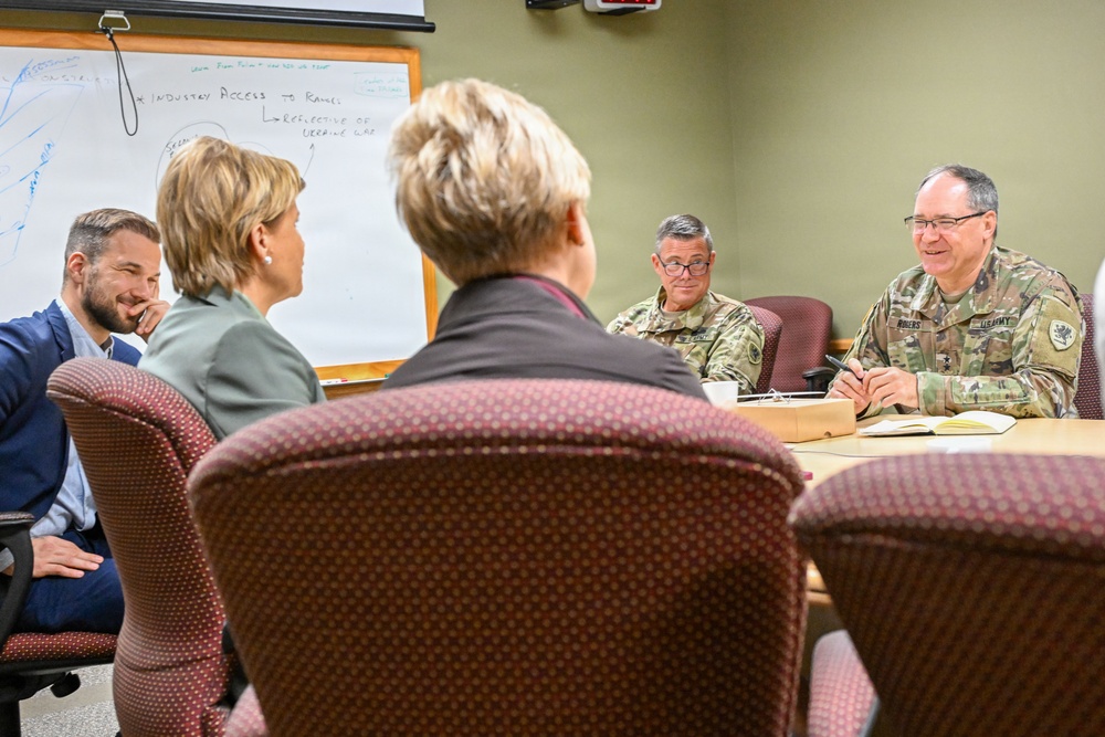 Lativan Foreign Minister and Ambassador Key Leader Engagment with Michigan National Guard