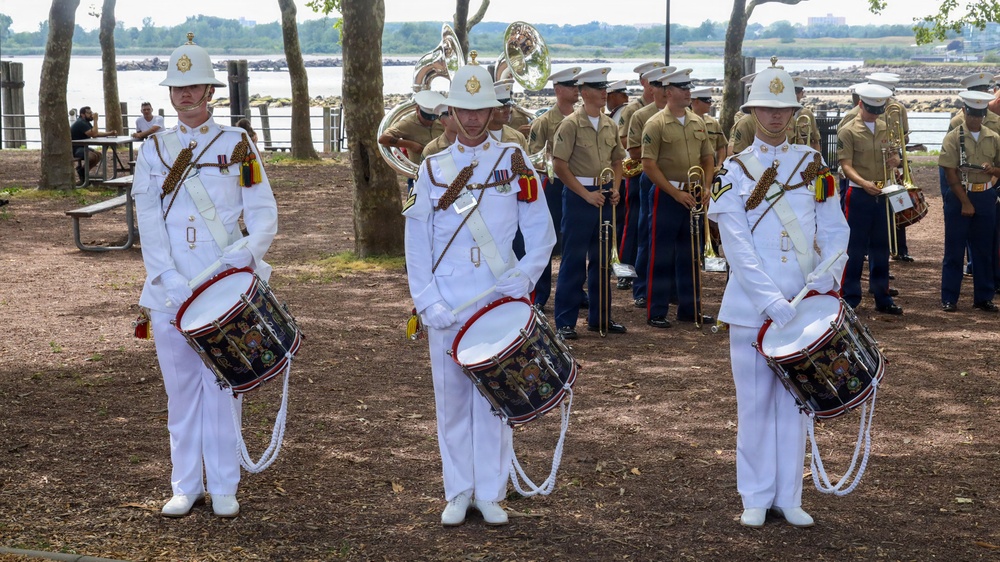 Liberty State Park static display for International Naval Review 250