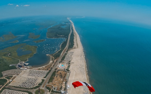 U.S. Army Golden Knights Perform at Four Leaf Air Show