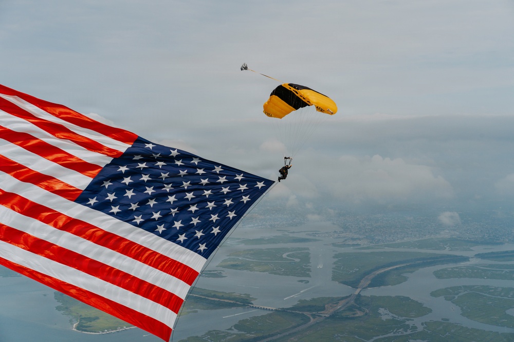 Golden Knights Showcase Precision Parachuting at Four Leaf Air Show