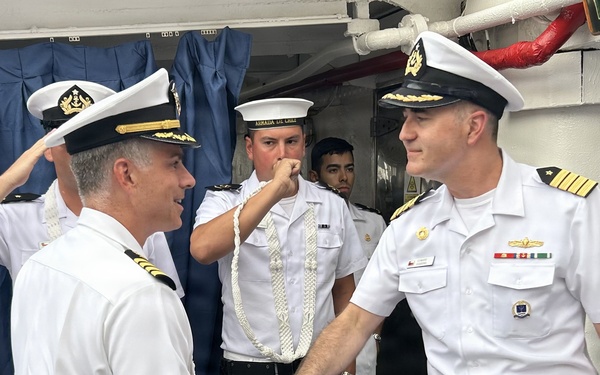 Supply: A celebration of partnership and friendship aboard Chilean tall ship Esmeralda