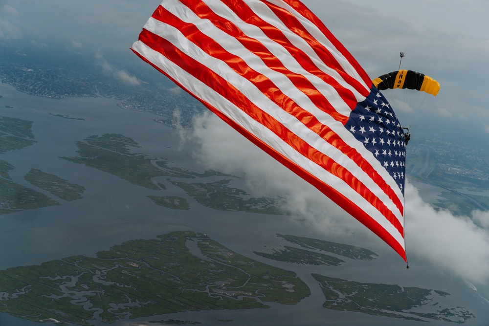 Golden Knights Showcase Precision Parachuting at Four Leaf Air Show