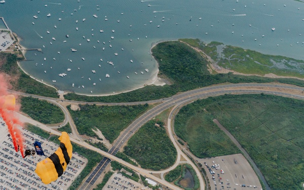 Golden Knights Showcase Precision Parachuting at Four Leaf Air Show