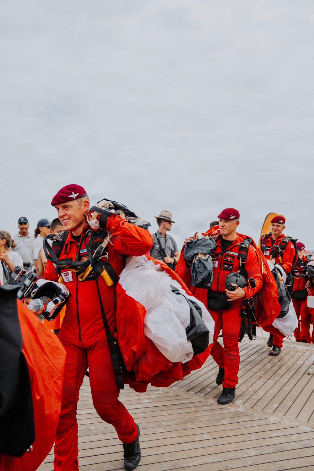 Golden Knights Showcase Precision Parachuting at Four Leaf Air Show