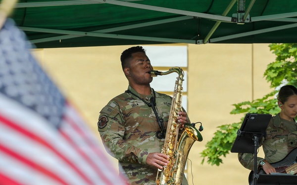 1st Infantry Division Band plays Independence Day concert in Võru, Estonia