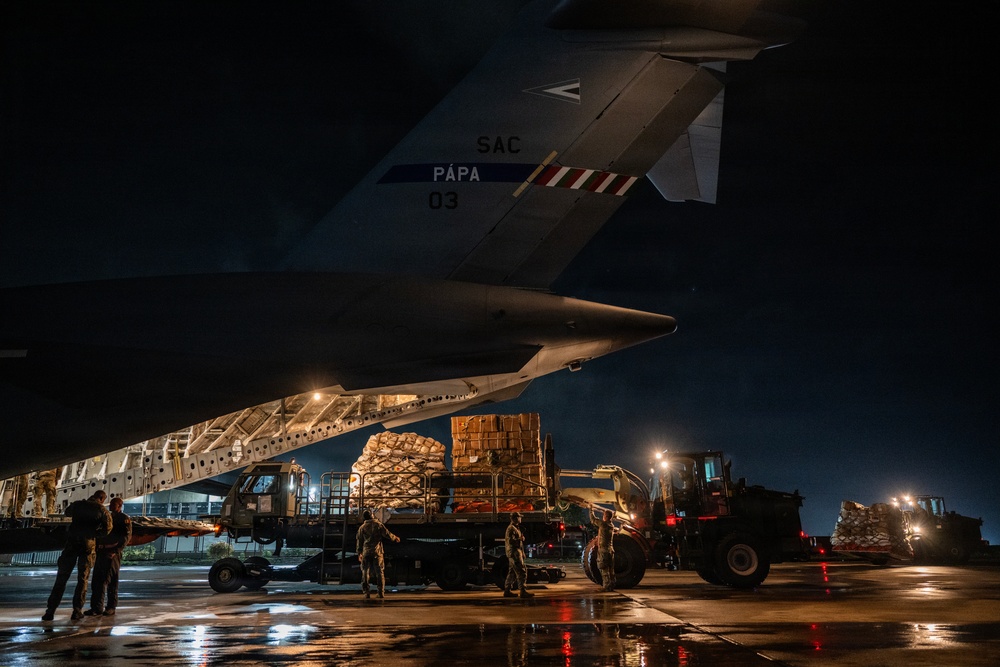 CRE: Humanitarian Relief Supplies Arrive from NATO