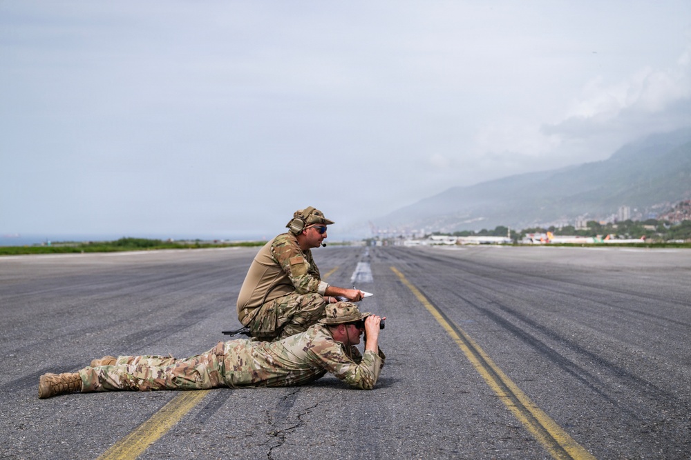 CRE: Survey Team Conducts Airfield Assessment